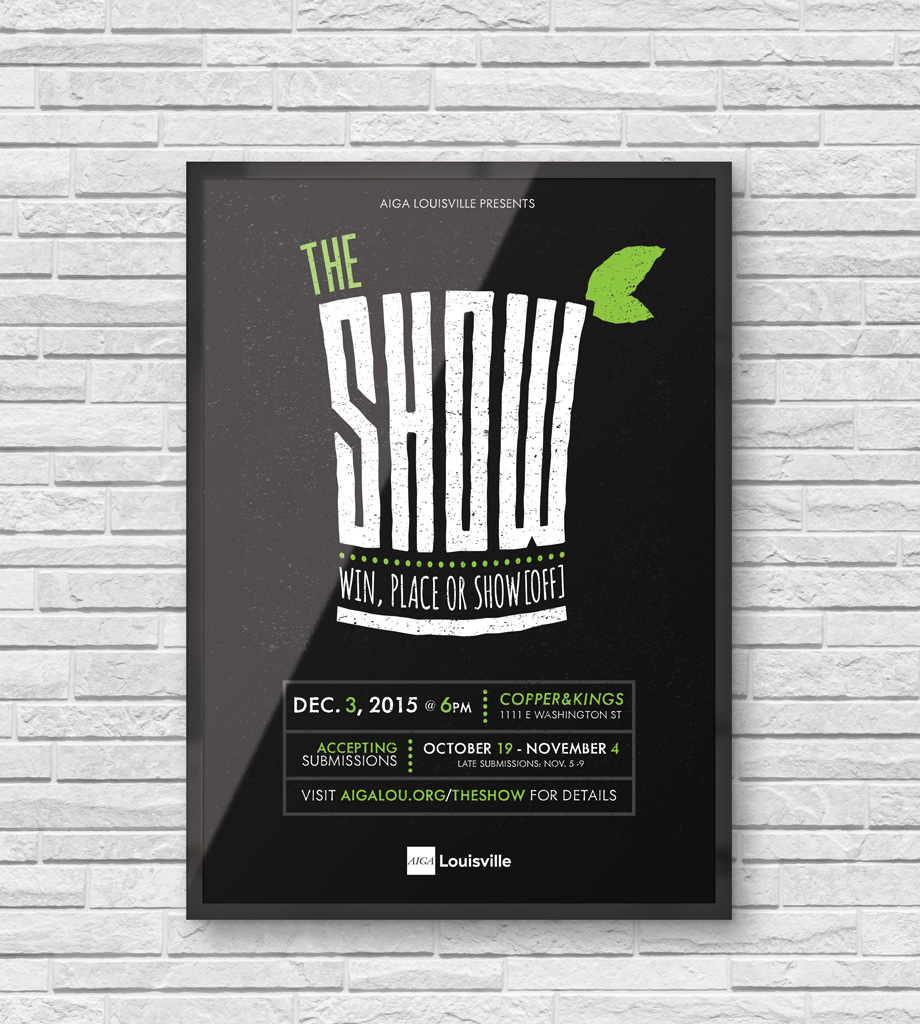 AIGA The Show 2015 poster