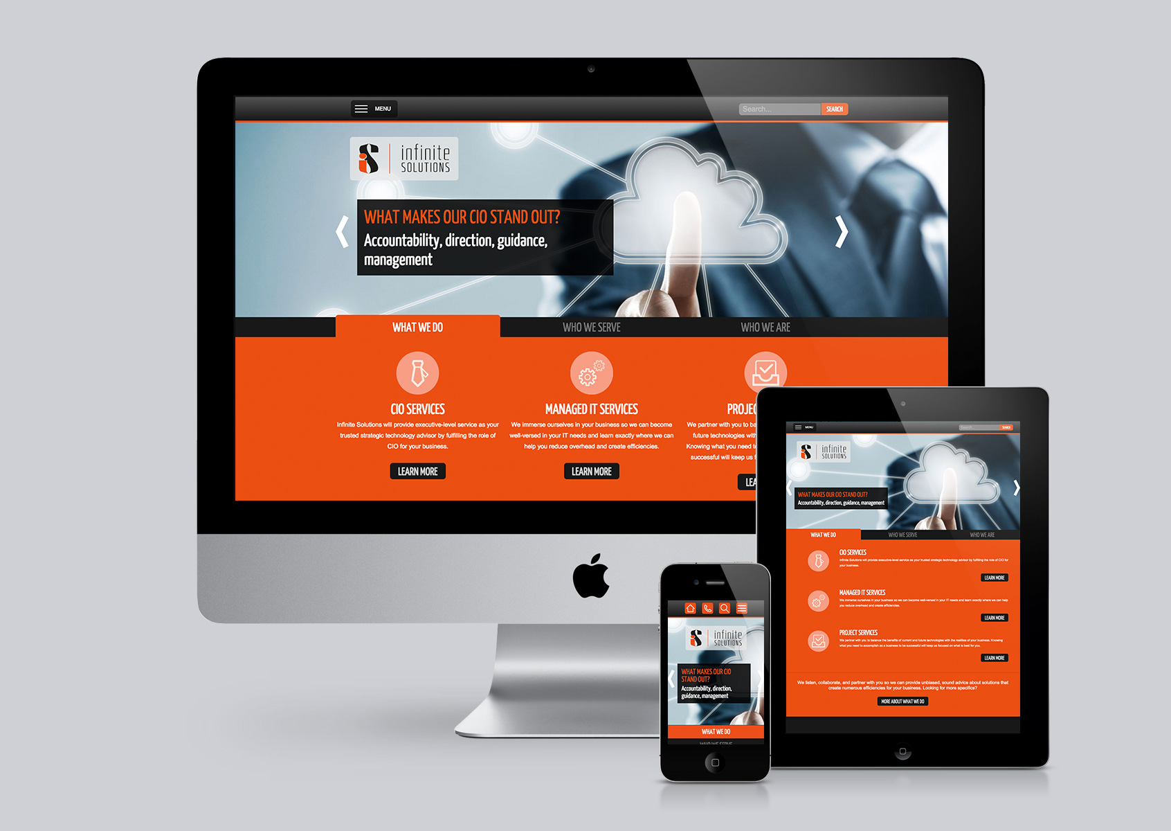 Infinite Solutions branding