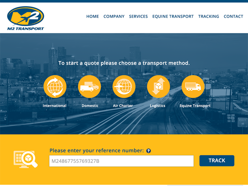 M2 Transport homepage
