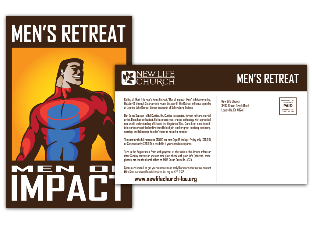 Men of Impact postcard