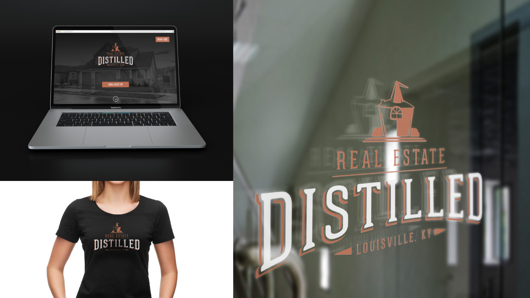 Real Estate Distilled brand guide spread